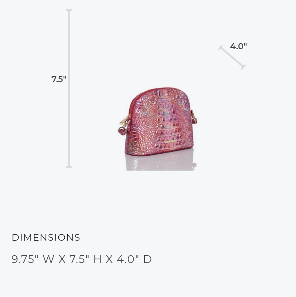 Brahmin Small Georgina Magenta Wonderland  NWT - Picture 7 of 7